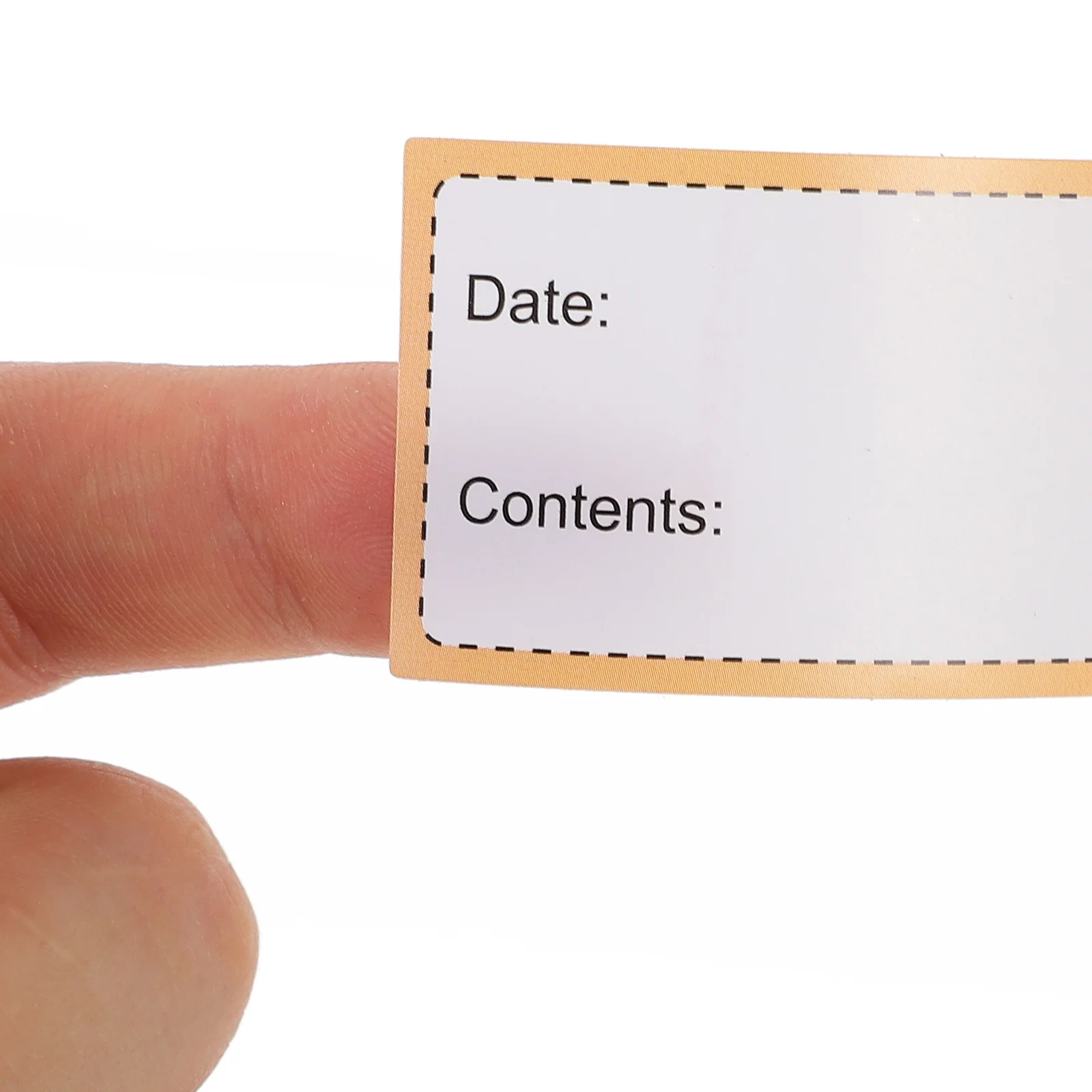 

File Identification Stickers Freezer Labels for Food Jar Adhesive Containers Removable Food Container Labels Storage