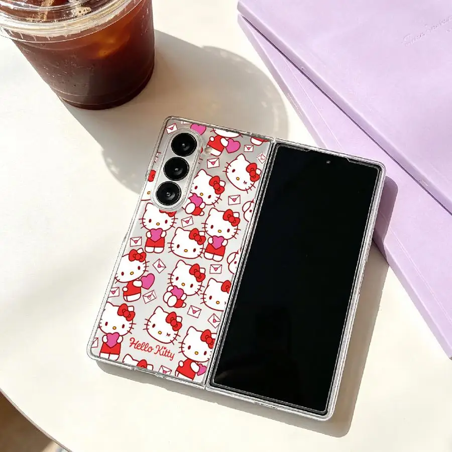 Sanrio Hello Kitty Phone Cover Case for Samsung Galaxy Z Flip 7 6 5 4 3 Z Fold 7 6 5 4 3 view 6