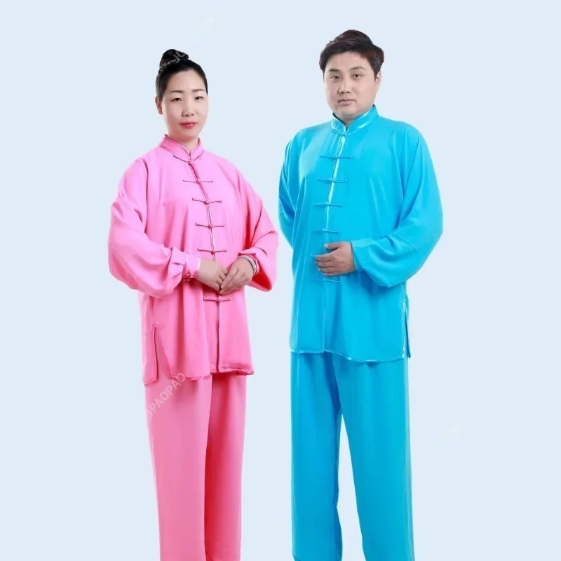 Hot Sale Chinese Traditional Men Women Kung Fu Suit Casual Outdoor Sport Clothing Tai Chi Martial Arts Uniform Jacket Pants Sets