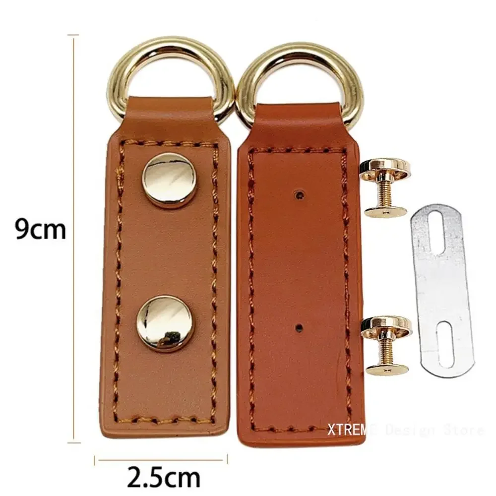 Handmade PU Leather Bags Clasp Metal Snap Bag Chain Clasp Wallet Clasp Bag Hasp D Buckle Bag Hardware DIY Replacement Accessory