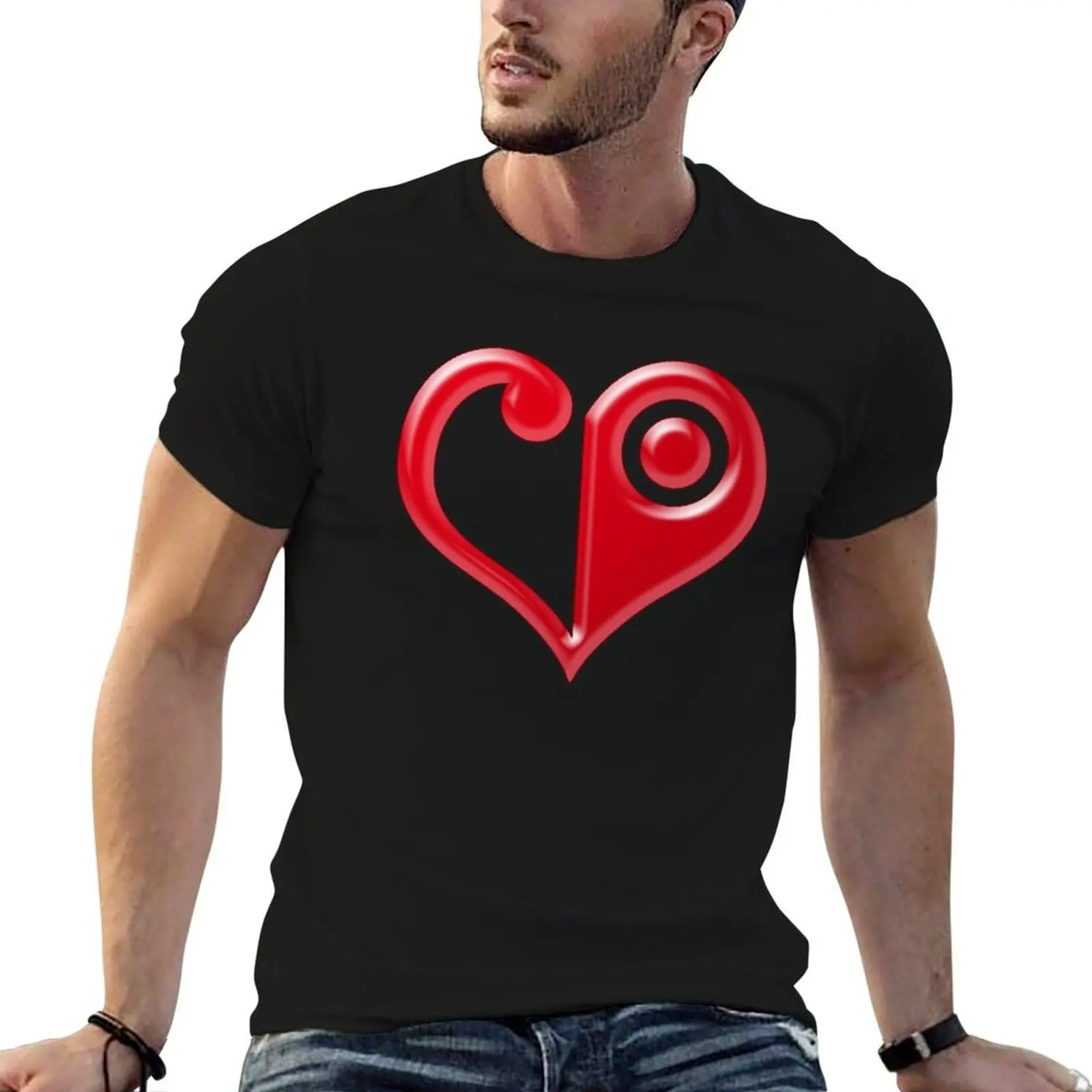 The Crest of Love T-Shirt valentines boutique clothes oversizeds plain black t shirts men