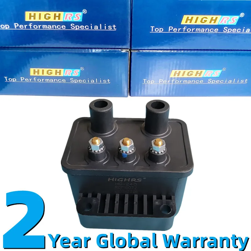 Motorcycle 3 Ohm Ignition Coil Single Fire 53-434 12V Ignition Coil For Harley Touring Softail Dyna Sportster Chopper 1984-2003