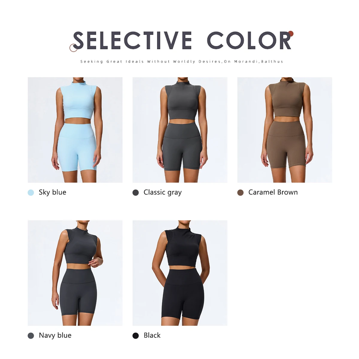 Ctenkevet Summer Women 2Pcs Sleeveless Sports Sets Female Gym Two-piece Yoga Set Running Outdoors Shockproof Vest Suit Women