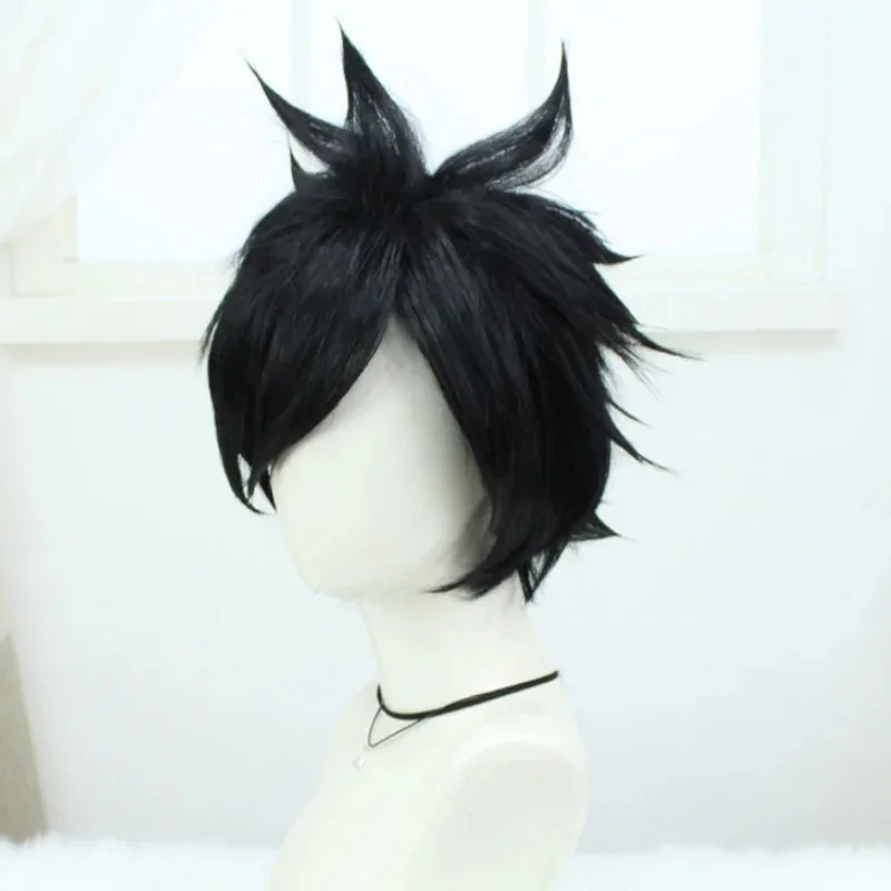 Peluca de Anime Haikyuu Tetsurou Kuroo, disfraz de voleibol, pelucas para fiesta de Halloween de alta calidad