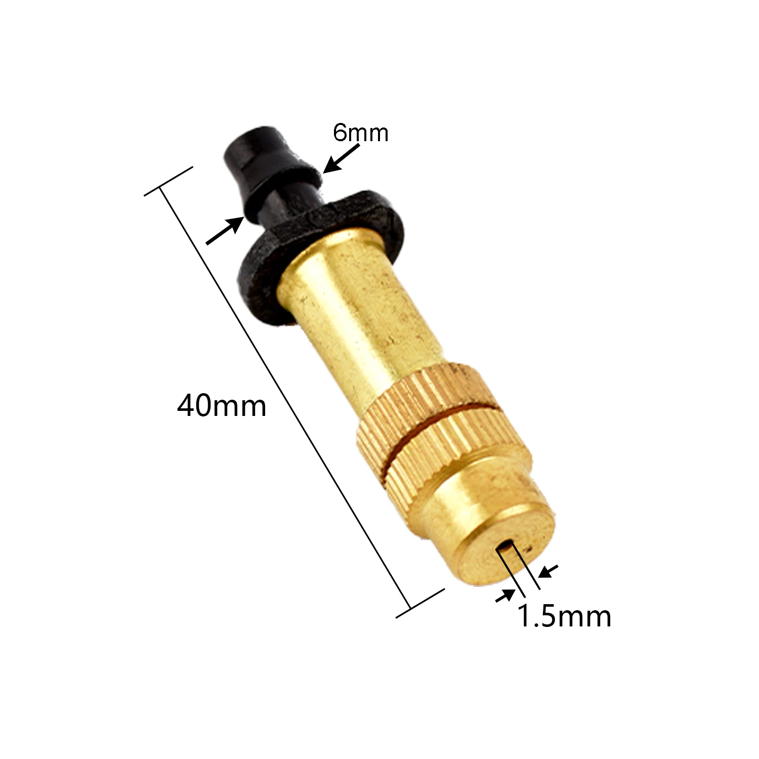 5-100Pcs 4/7 PVC Brass Sprinkler Head Garden Tool Spray Misting Nozzle Drip Irrigation Watering System Accessories