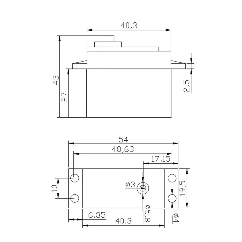 MG996R MG995 servomoteur 180 360 JR Rotation de direction MG 996 couple élevé engrenage métallique pour voiture RC hélicoptère Robot Arduino