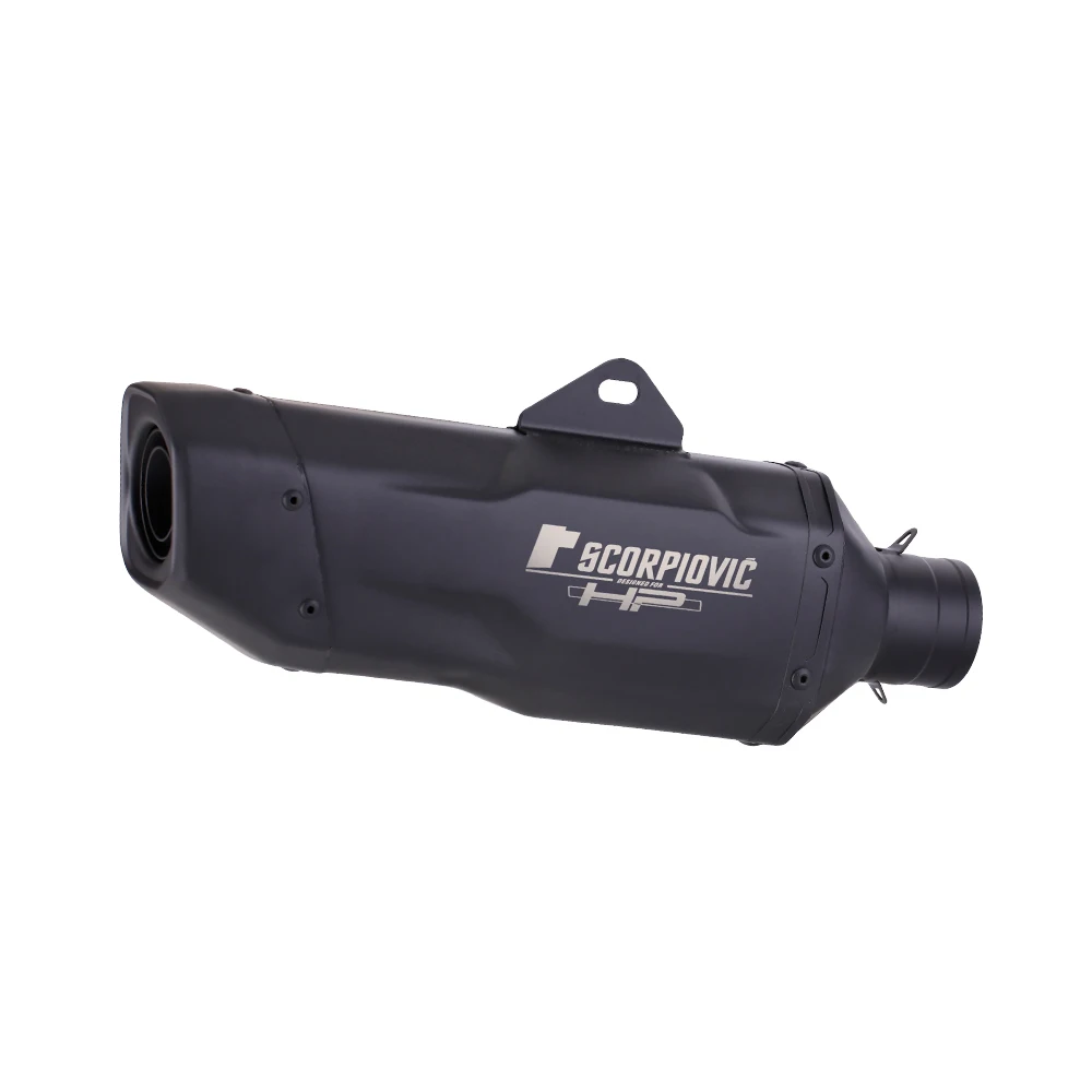 Motorcycle universal carbon fiber muffler 51mm sliding motorcycle muffler pipe exhaust K196 51mm muffler - view 5
