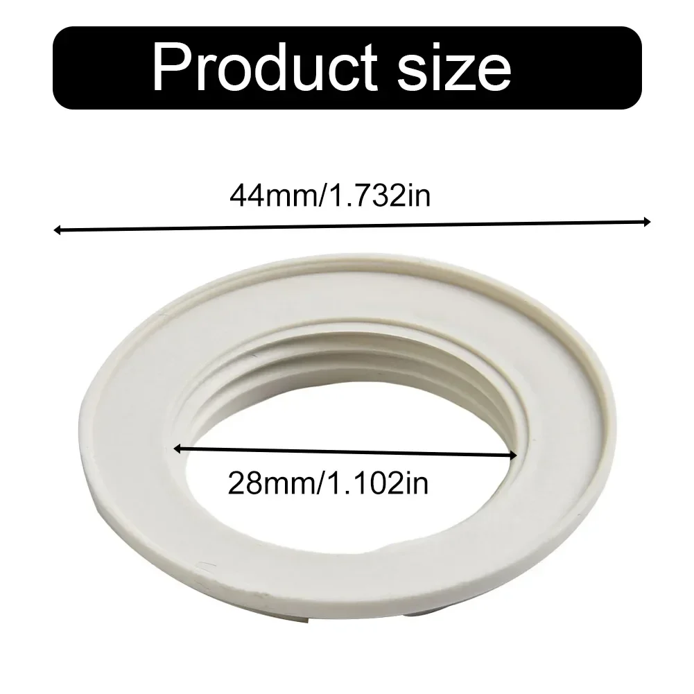 3Pcs Plastic Buckle For Table Lamp Black White Plastic Retaining Ring E27 Lamp Shade Collar Ring Adaptor Bulb Holder