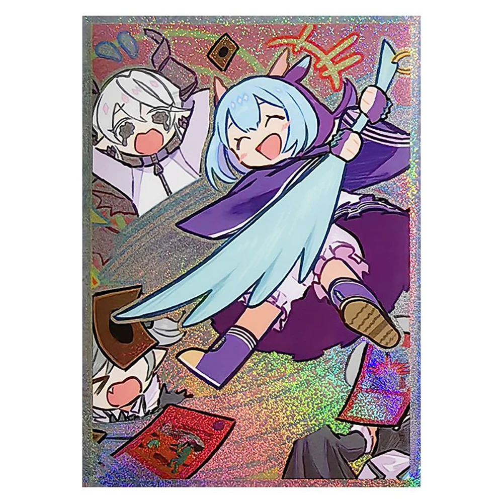 Feather Sweep Little Blue Card Holder Card Holder Shattered Flash Dragon Maid Girl Holder Card Protector 63x90mm for (YGO)