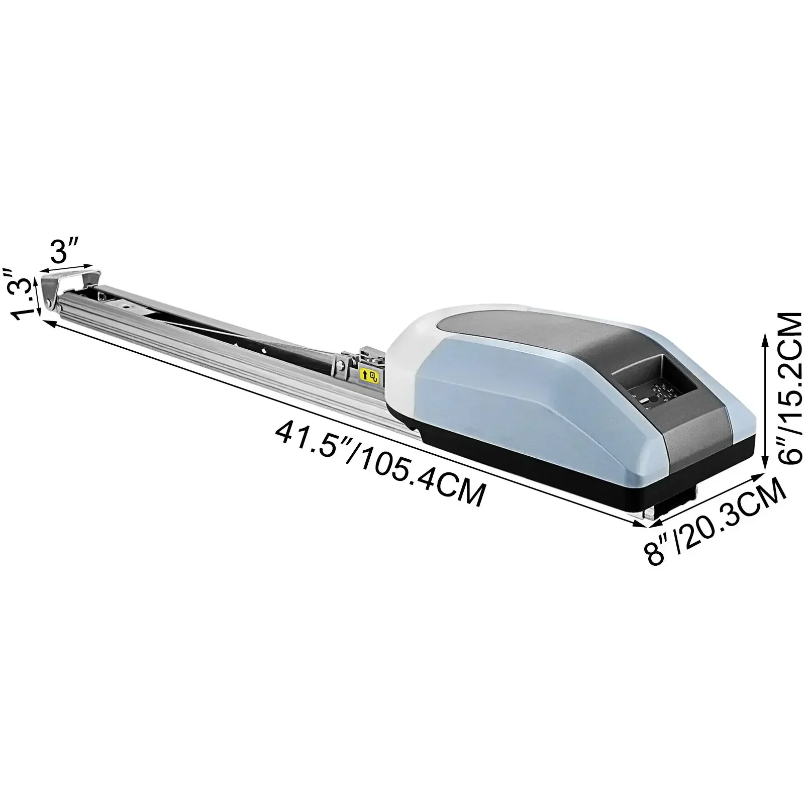 VEVOR Garagedeuropener AC220V Elektrische automatische garagedeuropener met afstandsbediening 15 M² Toepasbaar 1000 N trekkracht
