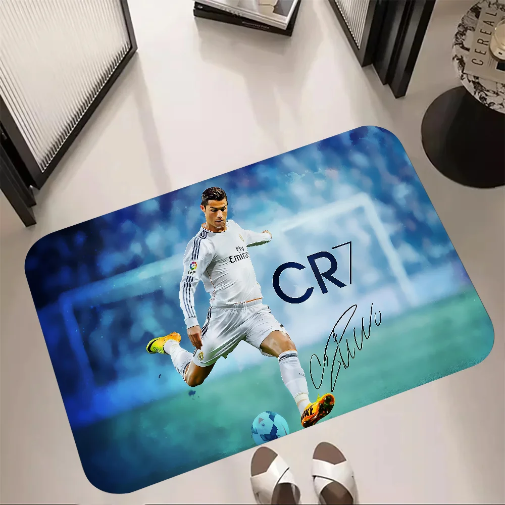 Cristiano Ronaldo CR7 Floor Mat Doormats Home Carpet Foot Mat Bathroom Absorbent Mats Anti-Slip Mats Home Decor Supplies