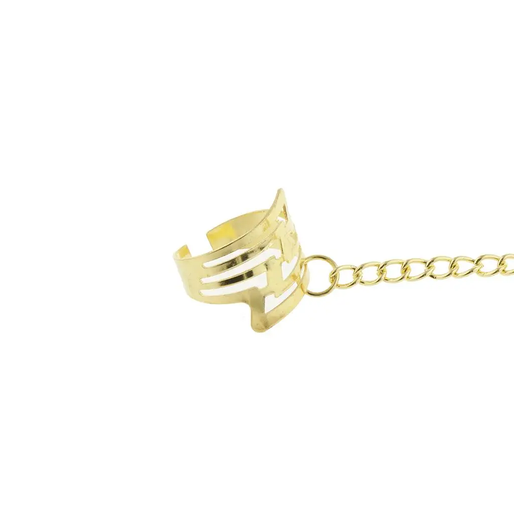 Large Size Belly Dance Bracelet Metal Bangle Slave Ring Chain Bling Jewelry for Women Indian Show