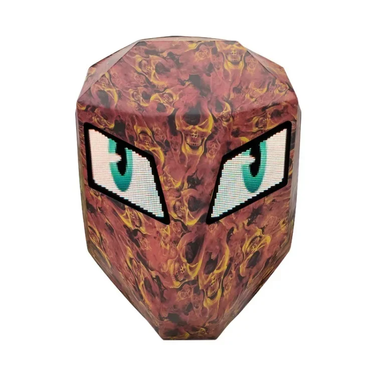 Cool Motorcycle Backpack LED Helmet  Sports Waterproof Men's Laptop Bag DIY Knight