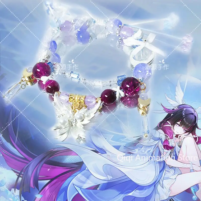 

Anime Genshin Impact Columbina Hyposelenia Bracelets Pendant Cartoon Bracelet Jewelry Accessories for Boys Cosplay Birthday Gift