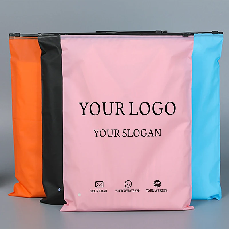 

Custom logo colorful zipper bags,High quality clothing packing bags,Zipper Apparel Bag for Shirts, Socks, Underwear,Hoodies bags