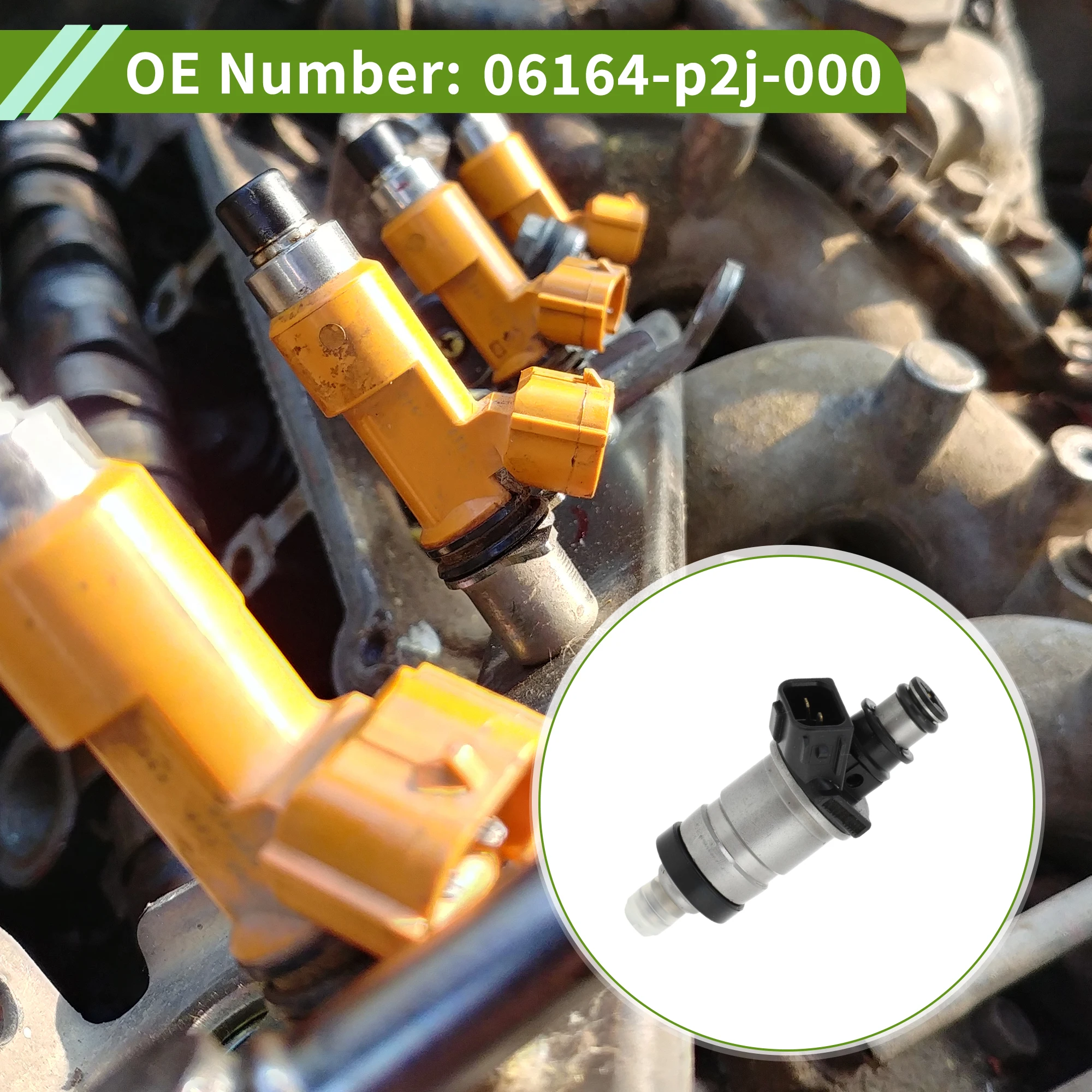 

Топливная форсунка UXCELL No 06164-p2j-000 для Honda Civic Si 1.6 1999-2000 1 шт., черный