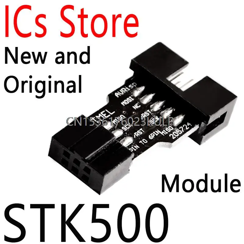 5PCS 10PIN 10 Pin To Standard 6 Pin 6pin Adapter Board For ATMEL AVRISP USBASP Module STK500