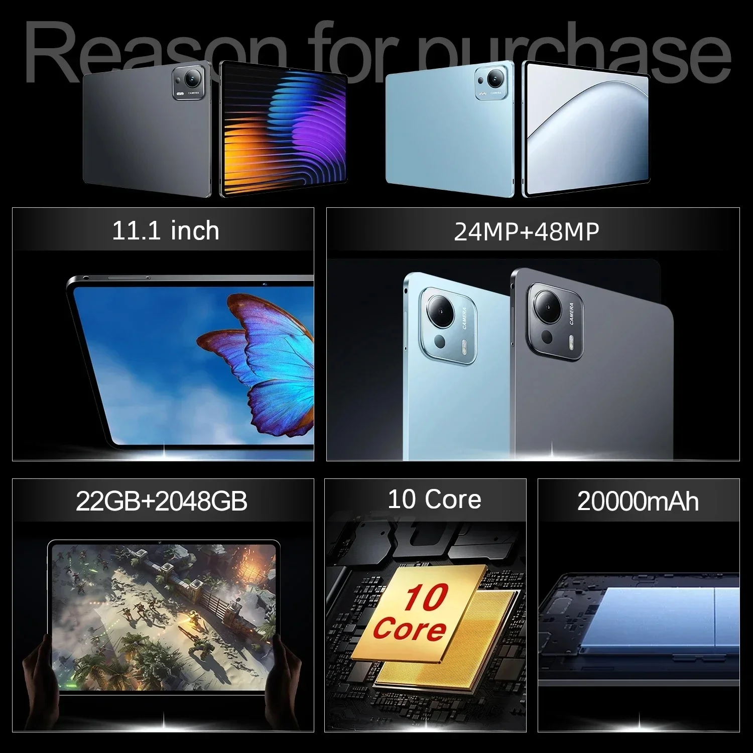 2025 Global Original MI Tablet Pad 7 Ultra 11 inch Android 15 22GB+2TB 20000mAh 5G Dual SIM Card WiFi GPS HD 4K Mi AndroidTablet