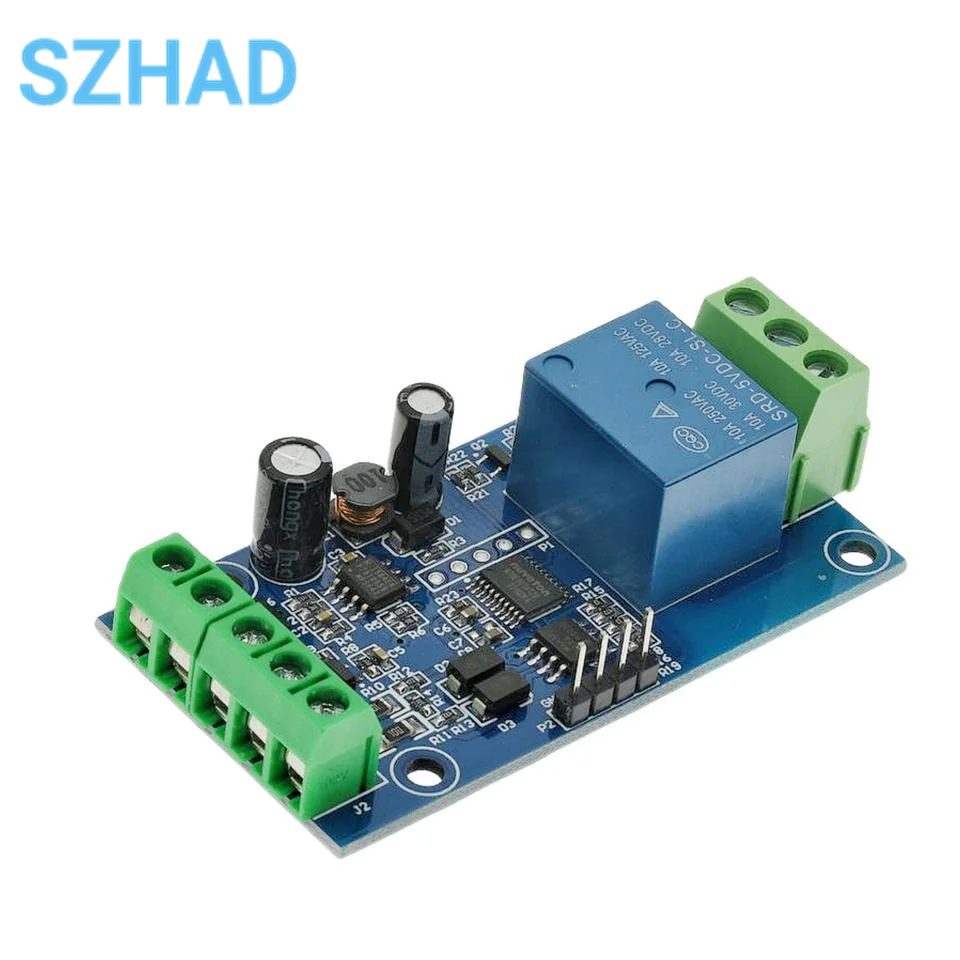 Modbus RTU 7-24V Relay Module RS485/TTL Anti-reverse 1/2 Channel 485 Switch Input 1 2 Way Optical Coupler 12V Output for Arduino