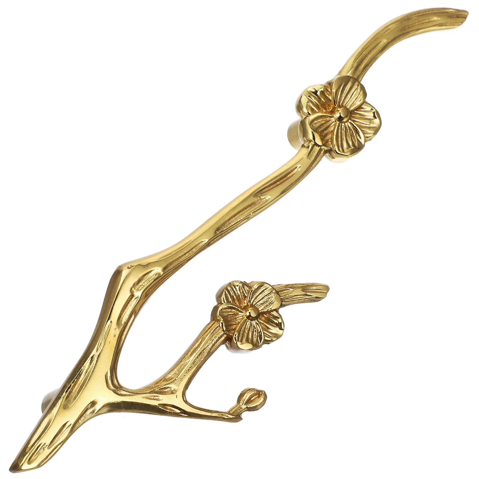 

Brass Blossom Handle Knobs 150x42x25 Cabinet Drawer Dresser Wardrobe Pulls Furniture Handles Vintage Modern Home Decor