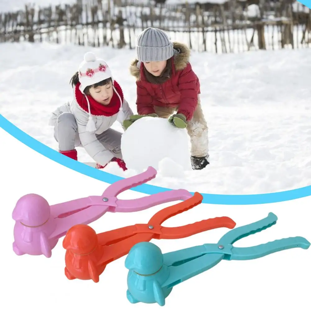 Snowball Clip Burr-free Smooth Snow Toy  Penguin Shape Snowball Maker Clip