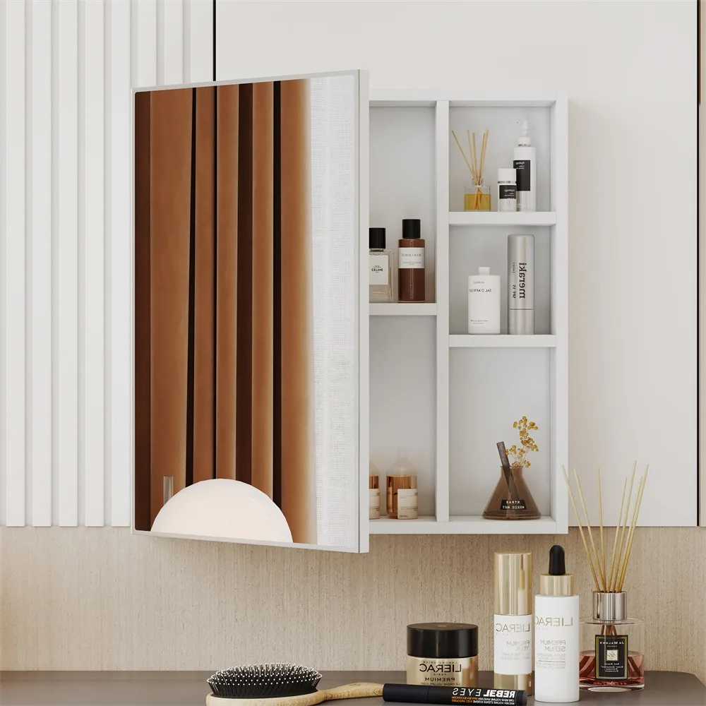 Mirror Cabinet, Bathroom Mirror, and A Separate Wall Mounted Bathroom Mirror for Storage and Space Saving Bathroom Mirror