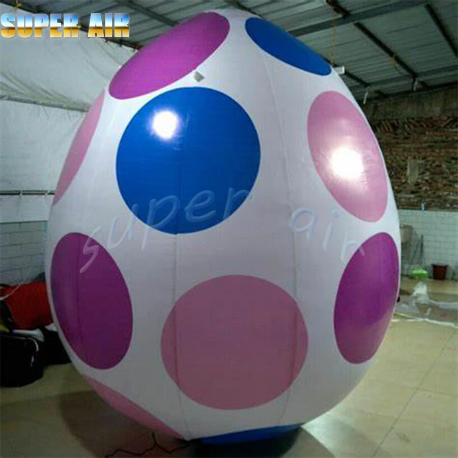 

Custom nice design inflatable Easter egg with blower for Easter decoration