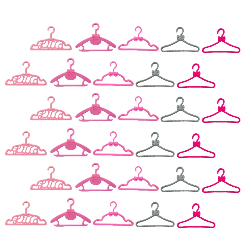 

50 Pcs Hanger Cloth Coat Hangers Clothes Support Dress Holder for Clothing Assorted