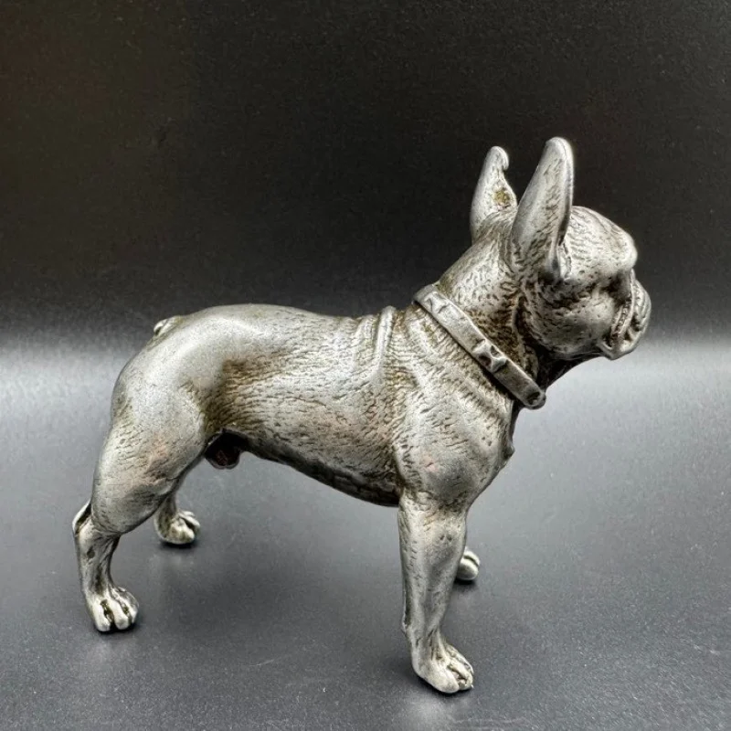 Pitbull Figurine Shar Pei Iron Zodiac Dog Gamer Home Decoration Ornament Craft