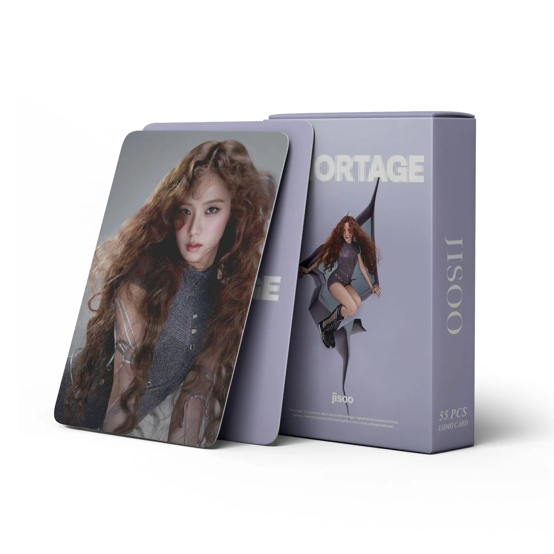 55pcs/set Kpop Photo album AMORT AGE JISOO JENNIE LISA ROSE Lomo Cards Photocards for Fans Collcetion High Quality HD Postcar