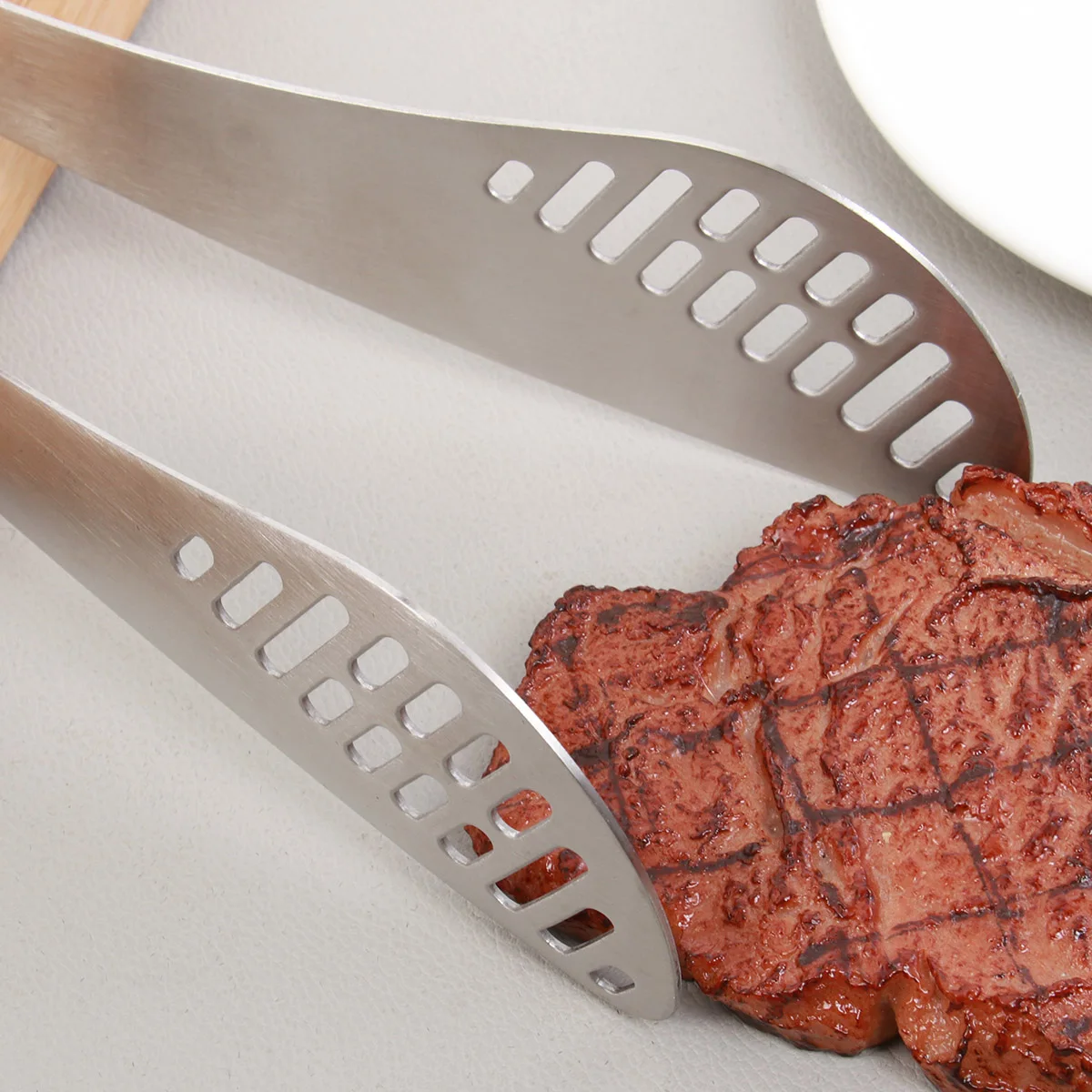 

Anti-scalding Barbecue Clip Non-slip Bread Clamp Stainless Steel Food Tong Clips