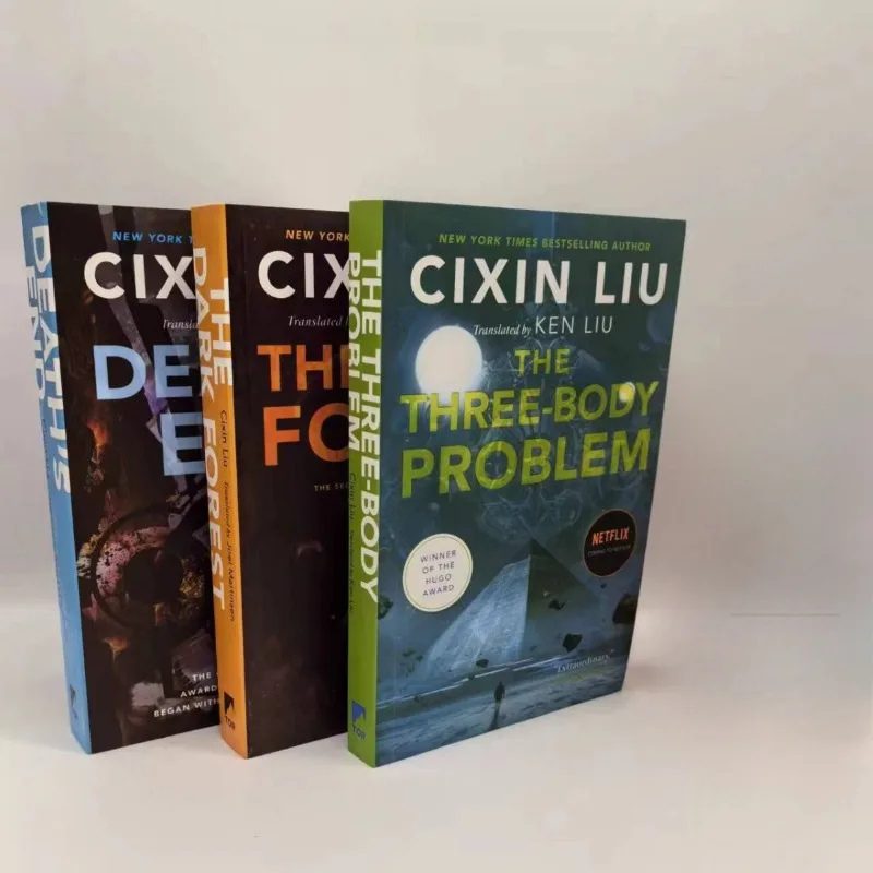 

3 Books The Three-Body Science Fiction Book By Liu Cixin English Version Paperback