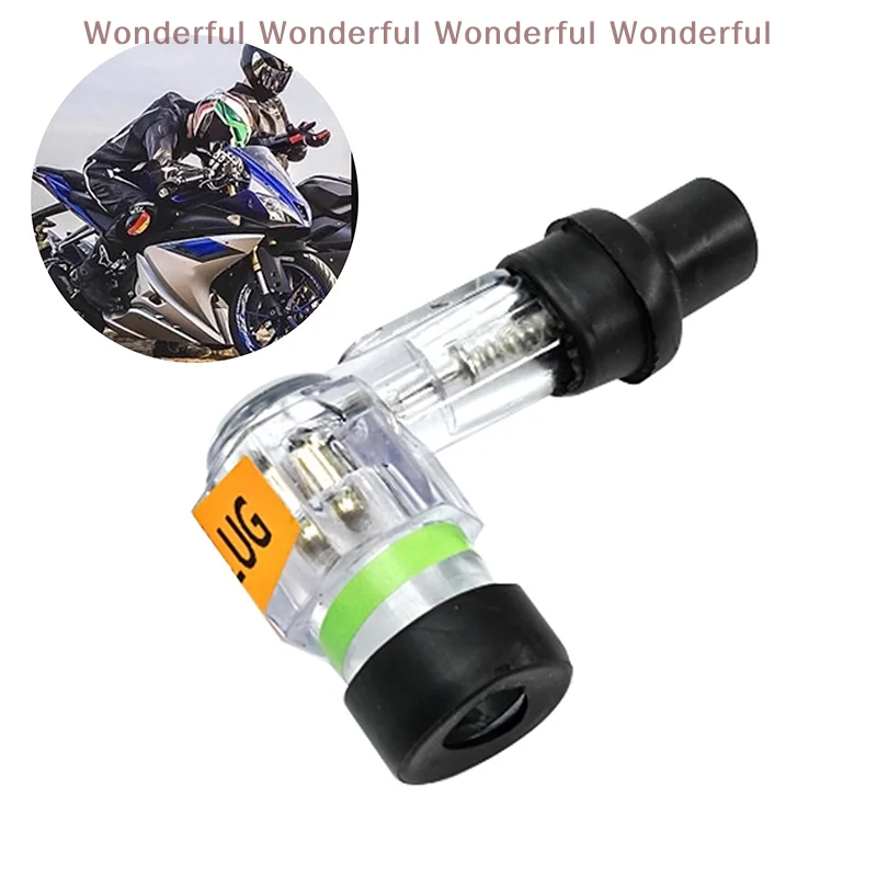 

Motorcycle Ignition Accessory, High-Pressure Flash Spark Plug and Elbow Shaped Cap
