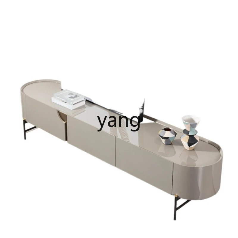 

Lmm TV cabinet, living room, household small apartment, coffee table TV cabinet, integrated storage and storage