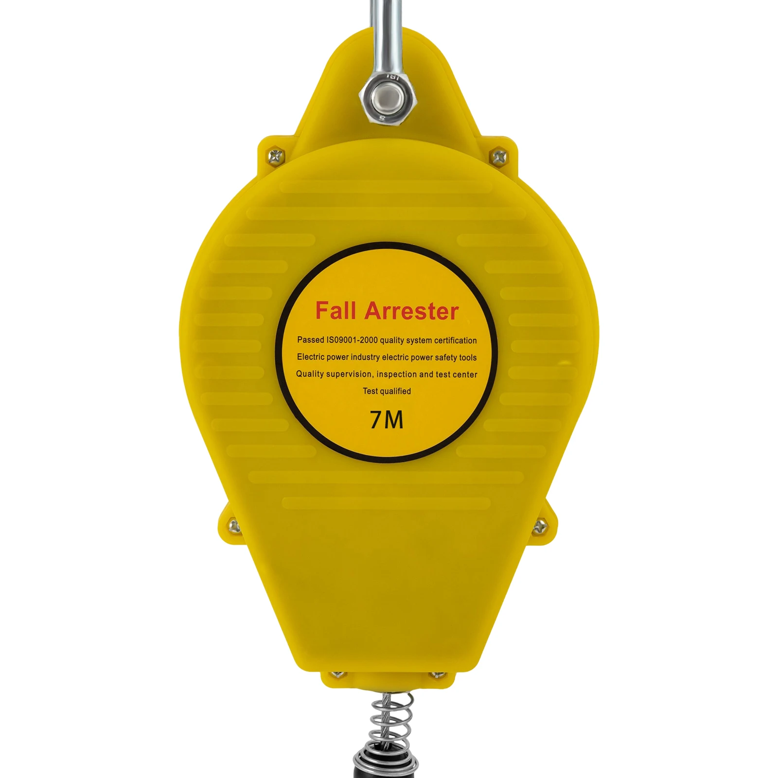 Pararrayos con bloqueo automático, pararrayos de seguridad, línea de vida autorretráctil, sistema de frenos de disco doble para pararrayos de 7M 8900N