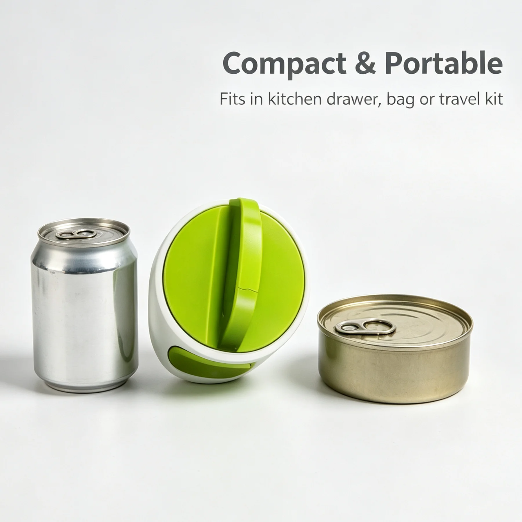 Portable Manual Can Opener Green Non‑slip Labor‑saving Jar Opener for Household view 6