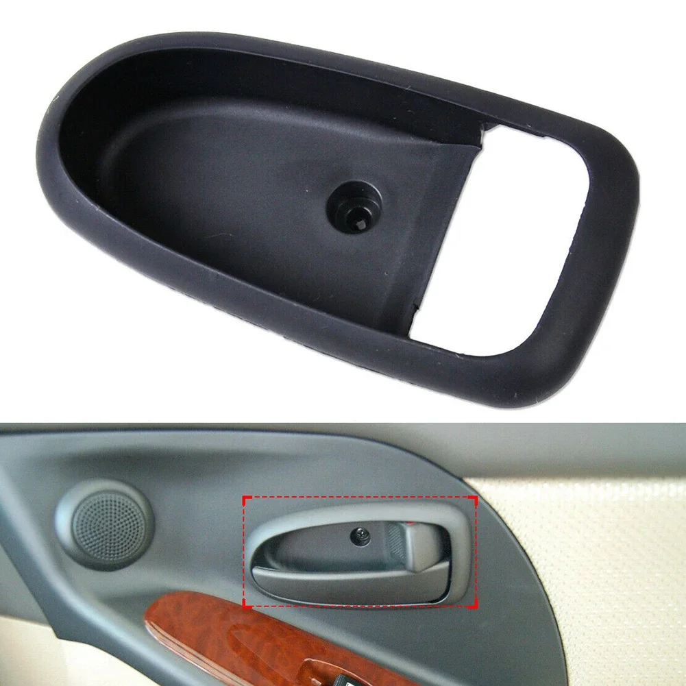 Premium Quality Black Interior Car Door Handle Trim Cover Bezel For Hyundai Elantra Avante XD 2000 2006 Compatibility