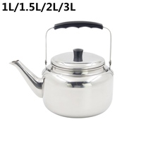 Stainless Steel Water Kettle Tea Pot Infuser Teapot 1/1.5/2/3L Large Capacity Puer Teakettle Home Camping Gas Stove Cooker 티팟