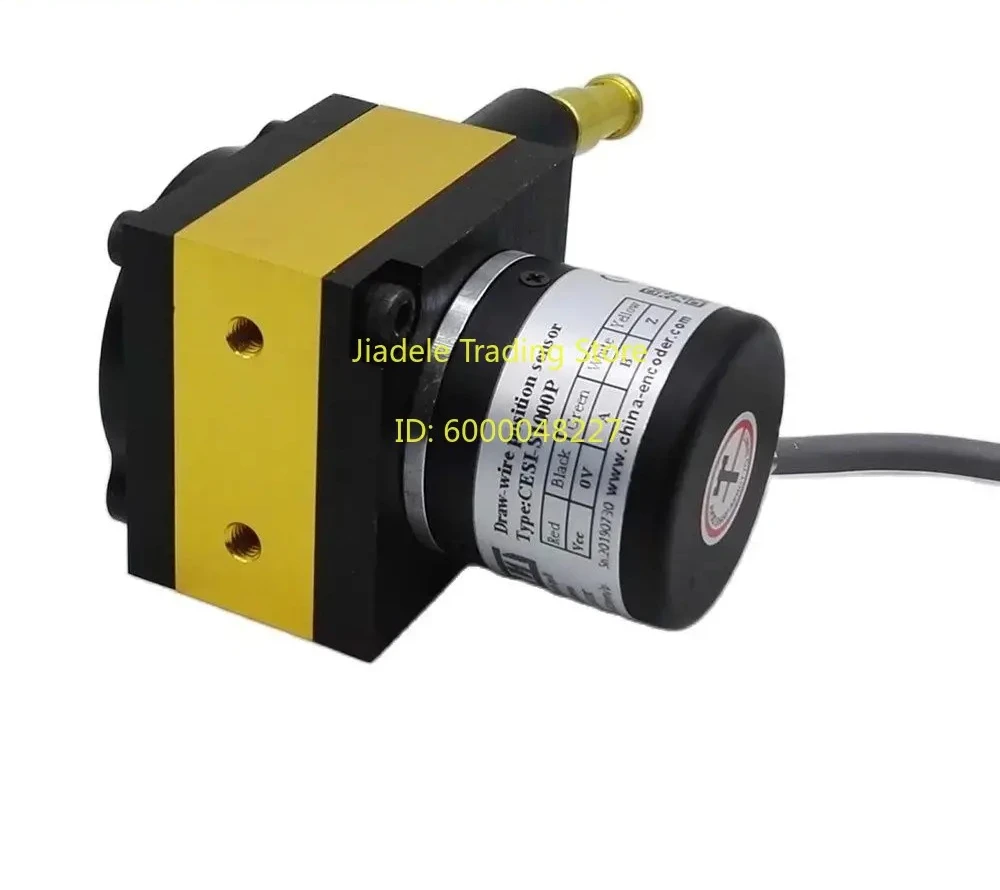 CALT 1000mm Range Draw Wire Displacement Sensor Linear Rope Encoder String Pot Potentiometer Type Hot On Sale