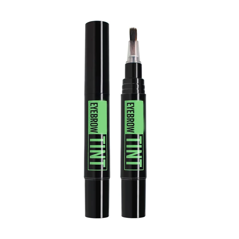 1 Stuk Borstel Wenkbrauw Tint Kleurstof Waterdichte Langdurige Zwarte Bruine Kleur Wenkbrauw Gel Verf Tint Mascara Make-Up Tool Wenkbrauw Versterker Crème