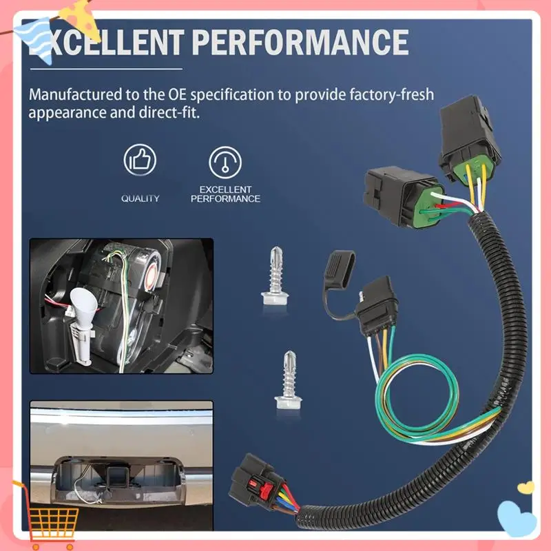 

Versatile 4-Pin Trailer Hitch And Wiring Relay Kit For Equinox For GMC Terrain 2018-2024