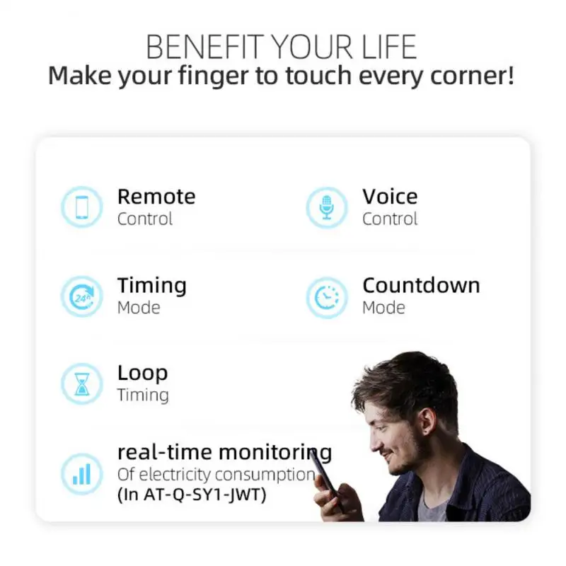 Tuya Smart Home Zigbee Circuit Breaker Din Rail untuk Switch Remote Control Nirkabel Bekerja dengan Alexa Google Home Assistant Yandex