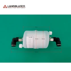 Capsule de poulet avec filtre à eau pour diode et laser IPL, laser médical, D10mm, installation de tube en PU