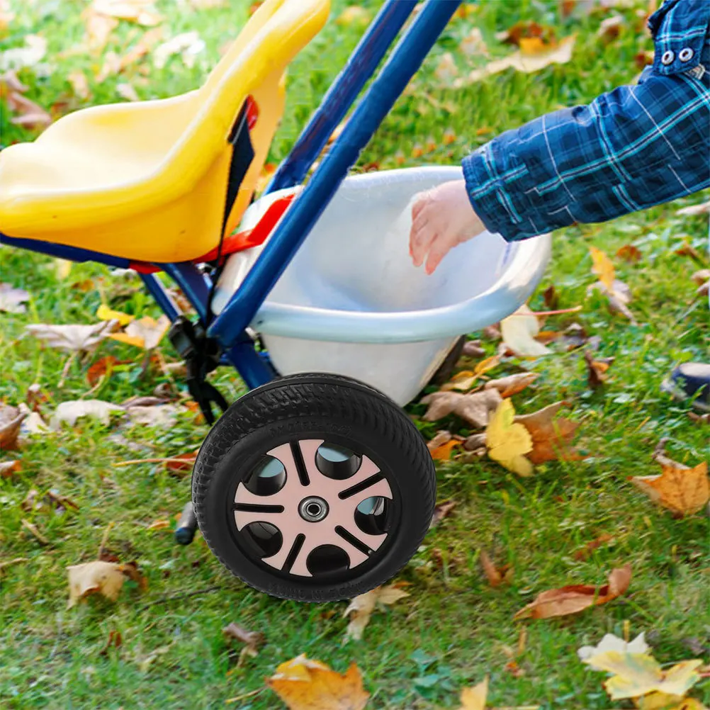 2Pcs Bicycle Rear Wheels Durable Non-Skid 's Tricycle Replacement Lightweight Easy Installation Wear-Resistant