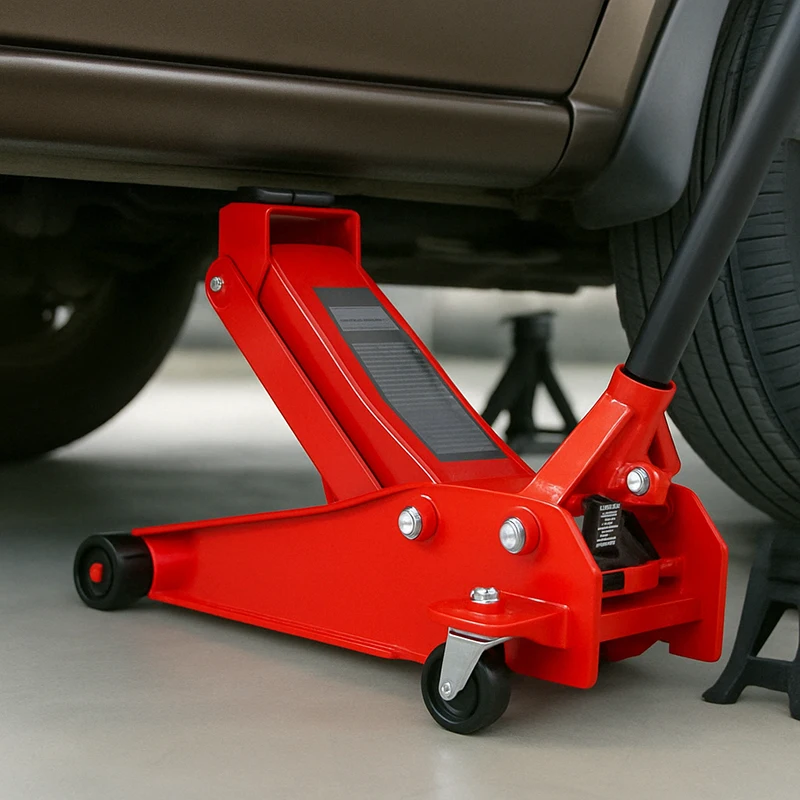 

Red 3 Ton Hydraulic Low Type Floor Jacks Auto Repair Floor Jacks