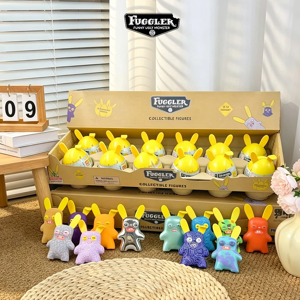 Fuggler Original Kapselpuppe Oster-Überraschungseier Blindbox Verrückter Hase Lustiges Hässliches Monster Zufälliges Spielzeugmodell Geschenk