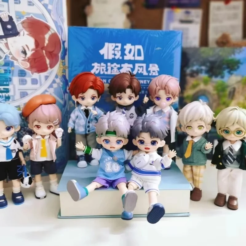 أنيمي بيتسون ذكر زميل الدراسة سلسلة صندوق أعمى صندوق غامض 1/12 Bjd Obtisu1 دمى Kawaii لطيف عمل الشكل جمع اللعب هدية