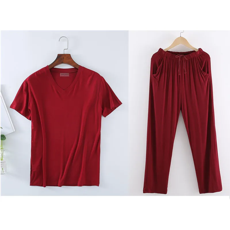 V neck red