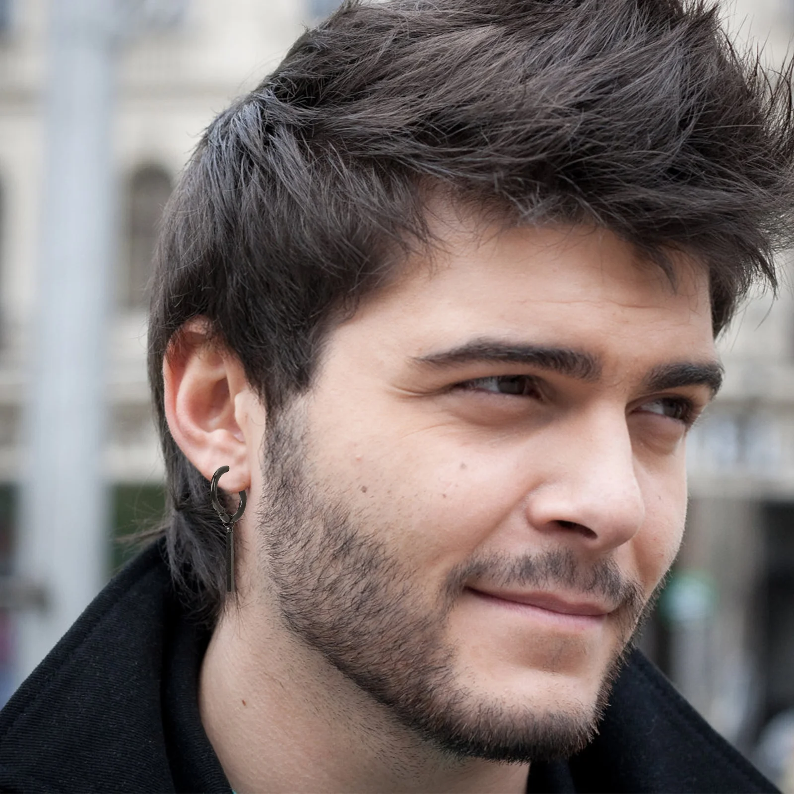 11 قطعة أقراط متدلية تصميم متقاطع أنيق مجوهرات من صلب لا يصدأ لصيد العين إكسسوارات الزي الرسمي الحديث غير الرسمي #1