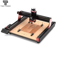 Twotrees TTC450 Pro 4-Axis Wood Router Metal Cutting and Engraving CNC Router CNC Milling Machine DIY Laser Engraver cnc tools